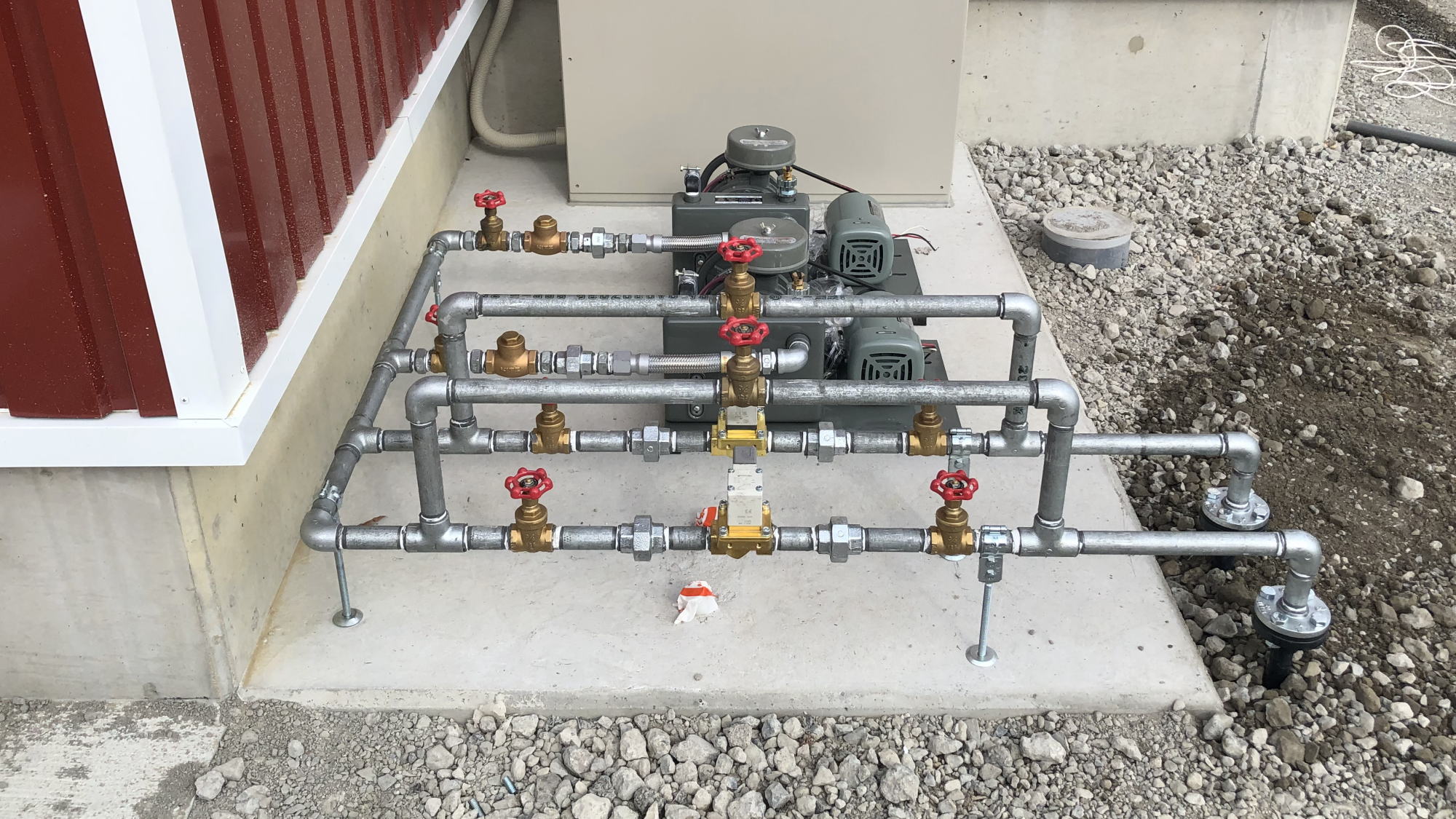 浄化槽ブロア配管