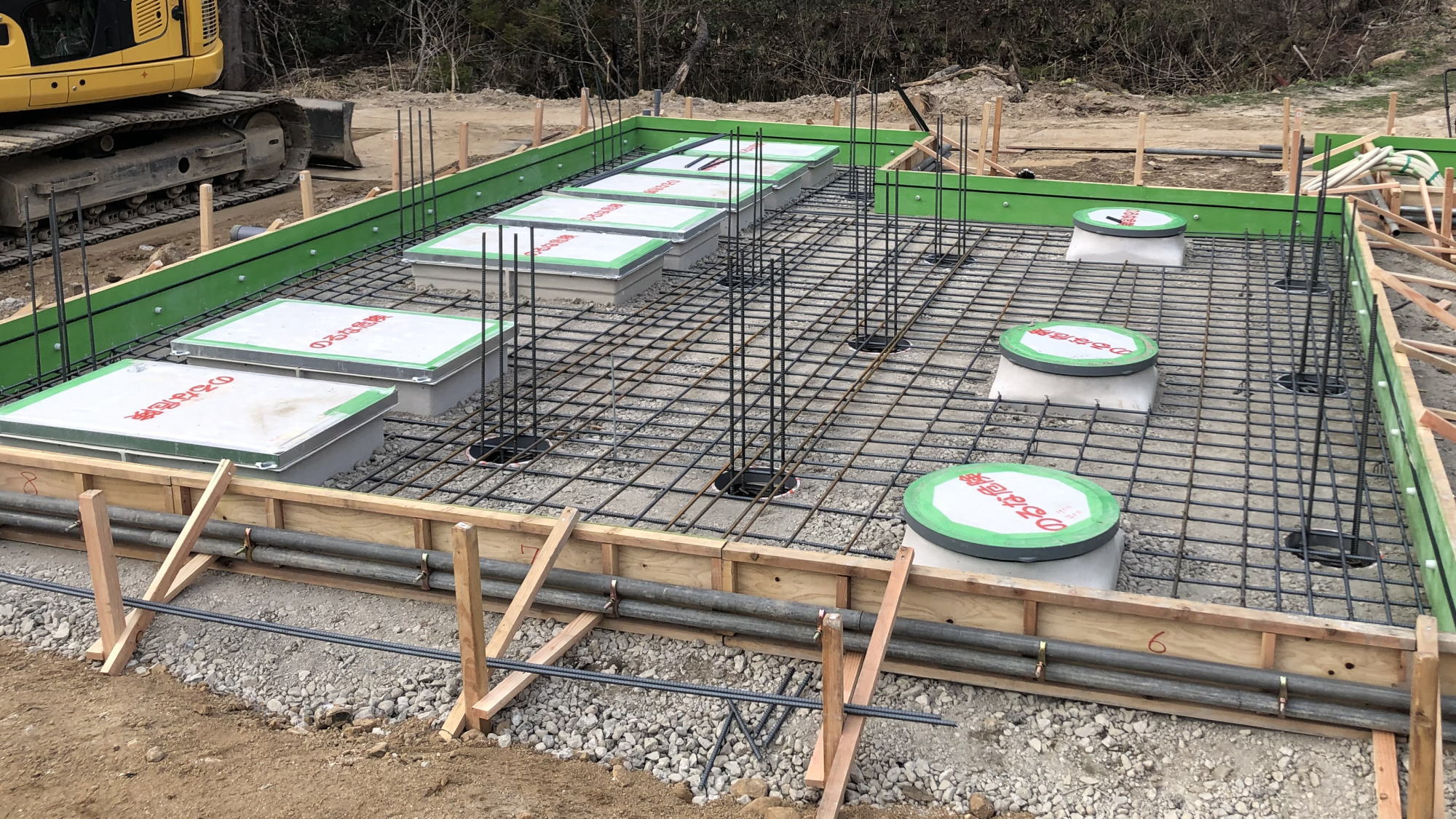 浄化槽スラブ配筋