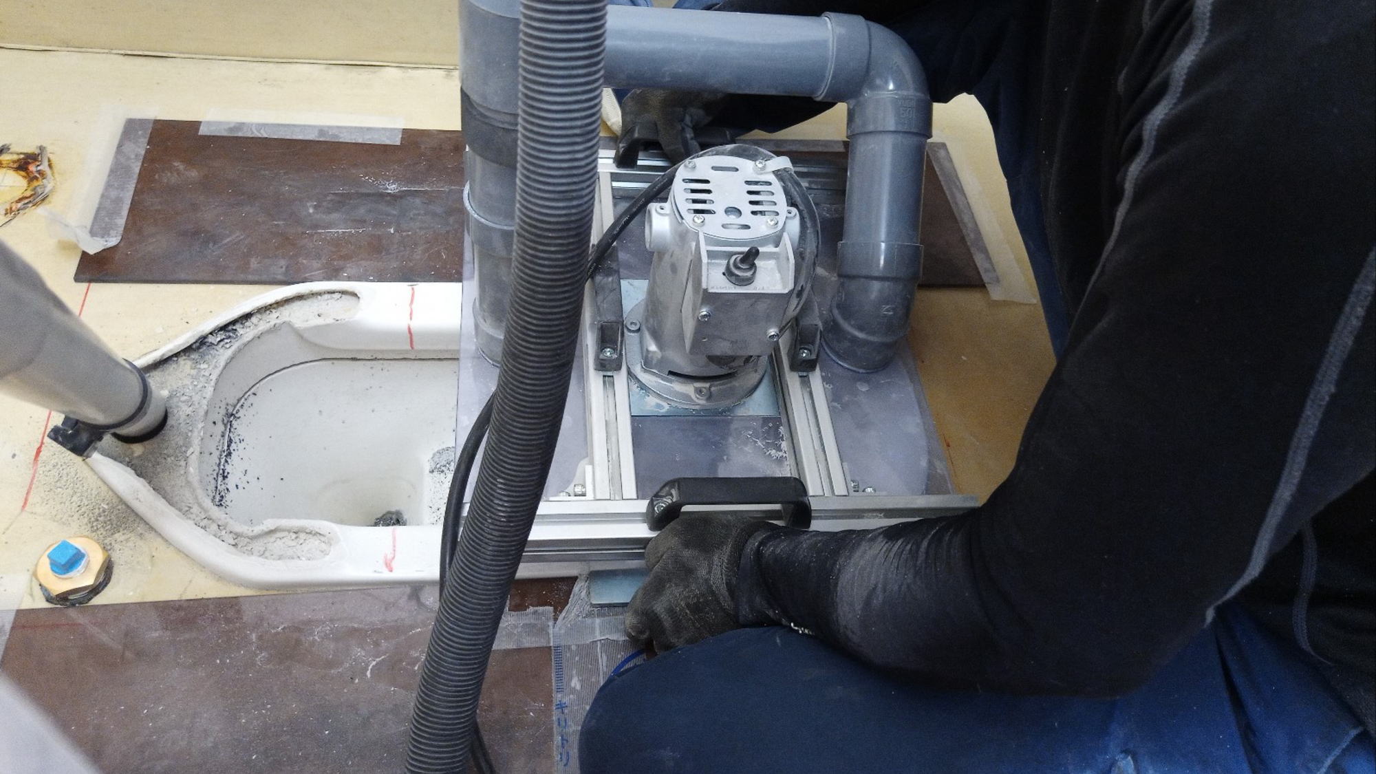 トイレ洋式化工事（和洋リモデル工法）